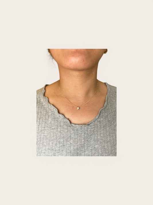 18ct natural diamond necklace