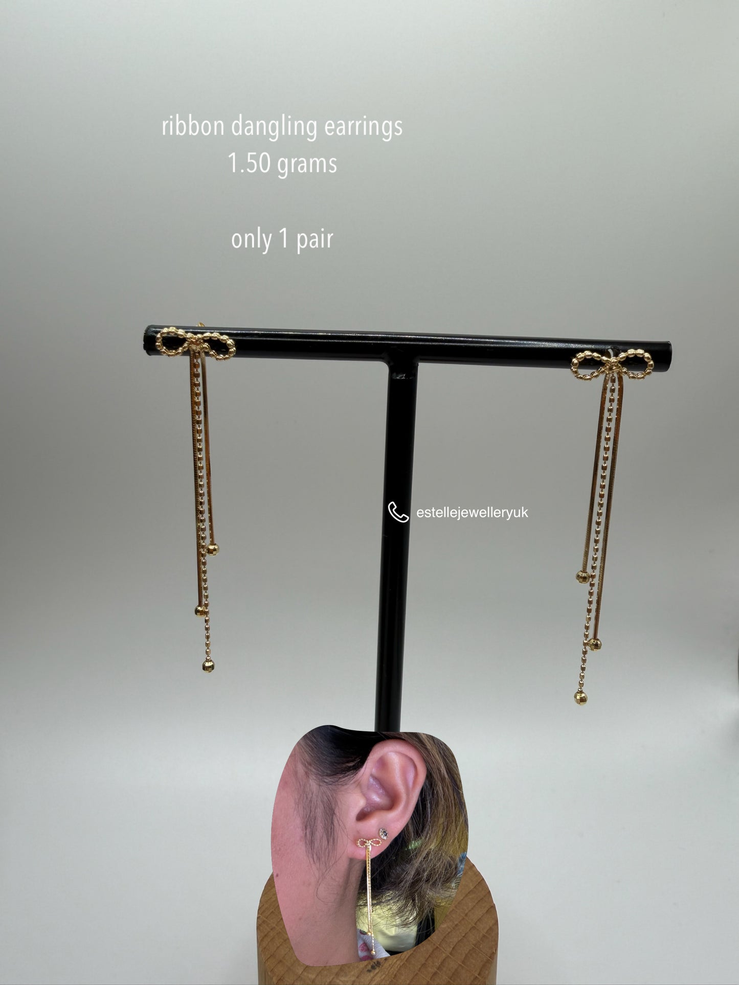 ribbon earring