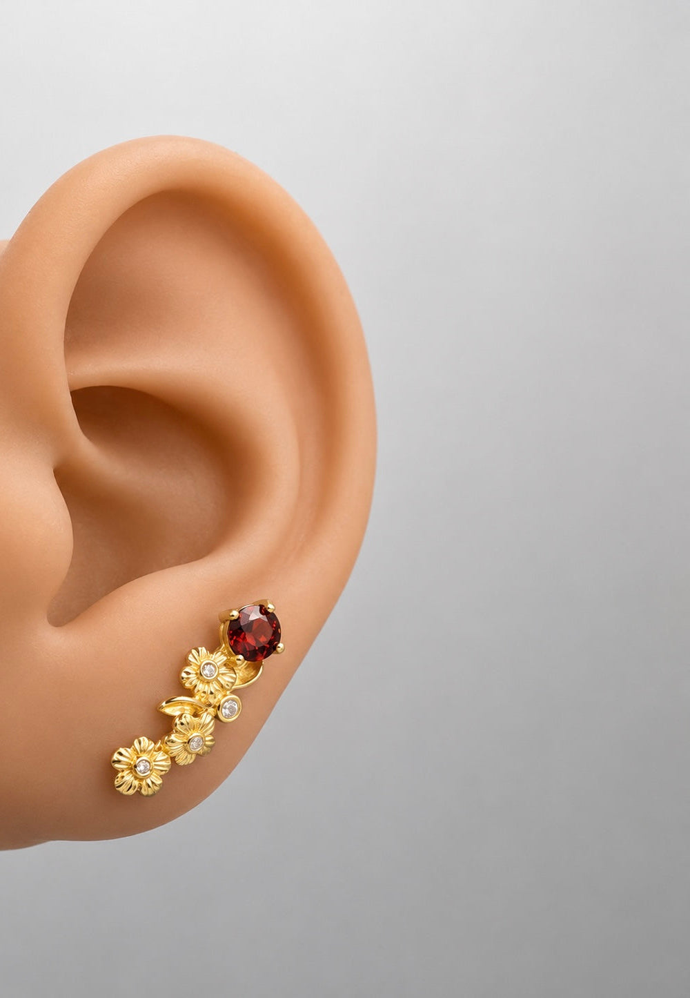 garnet earrings