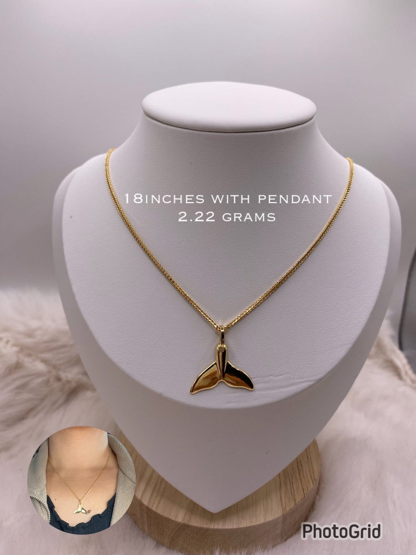 Mermaid tail necklace