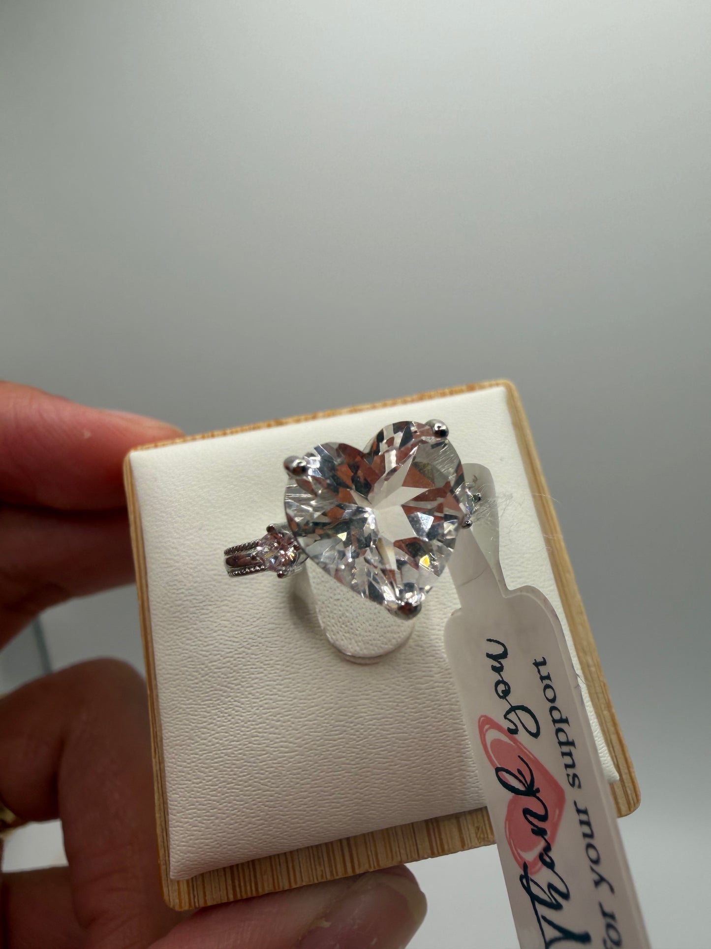 Crystal heart shape