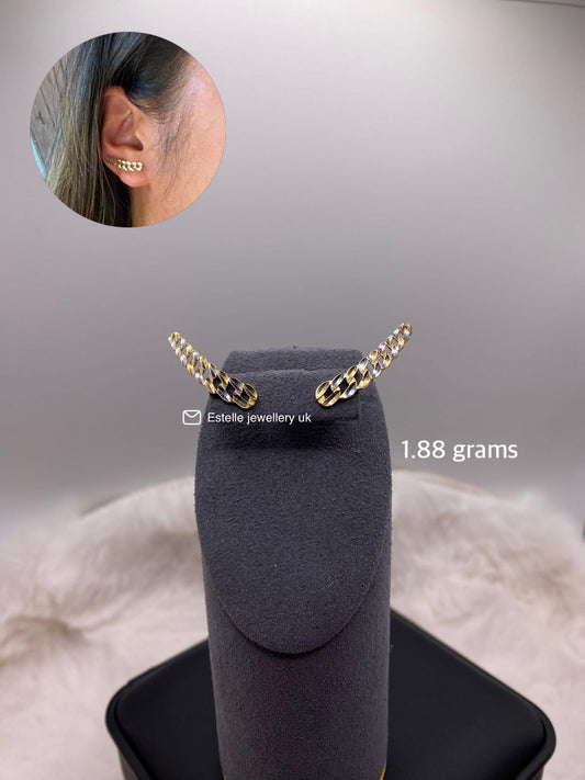 Crawler earrings 18k