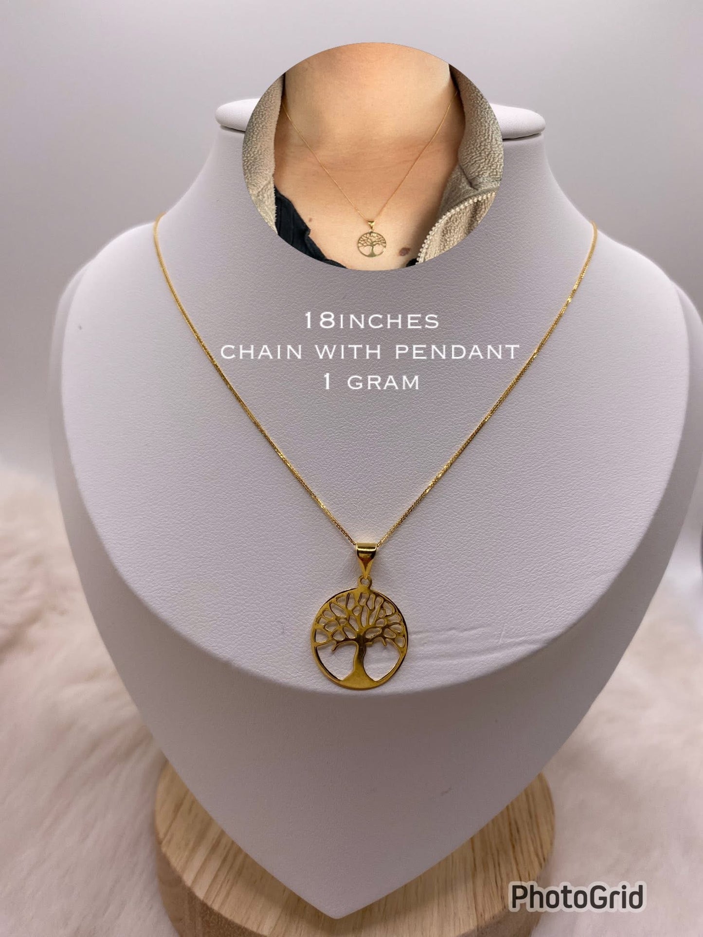 Pendant with chain