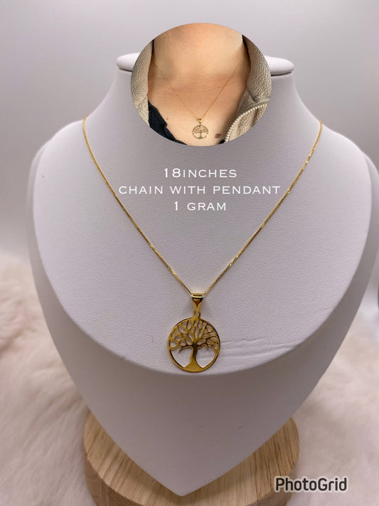 Pendant with chain