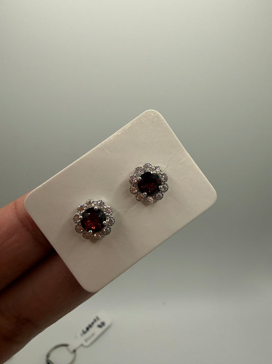 Garnet earrings