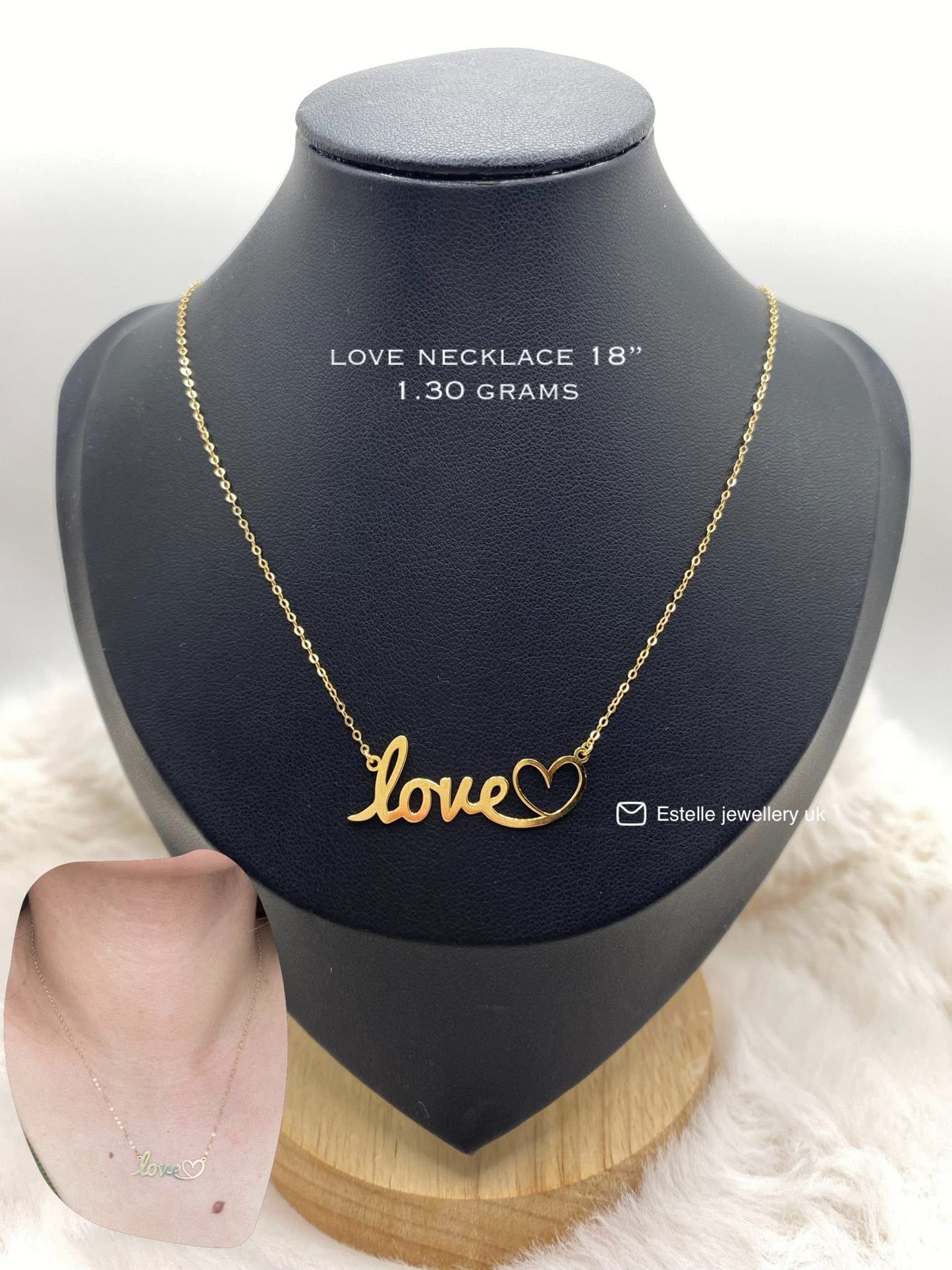 Love necklace 18”