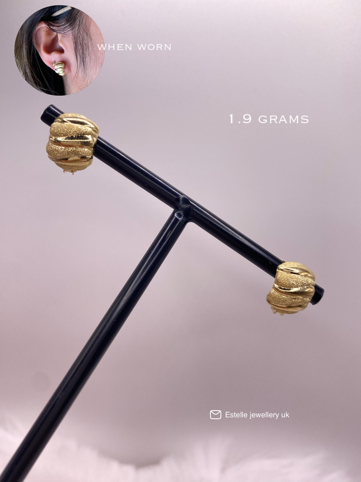 Clip earrings