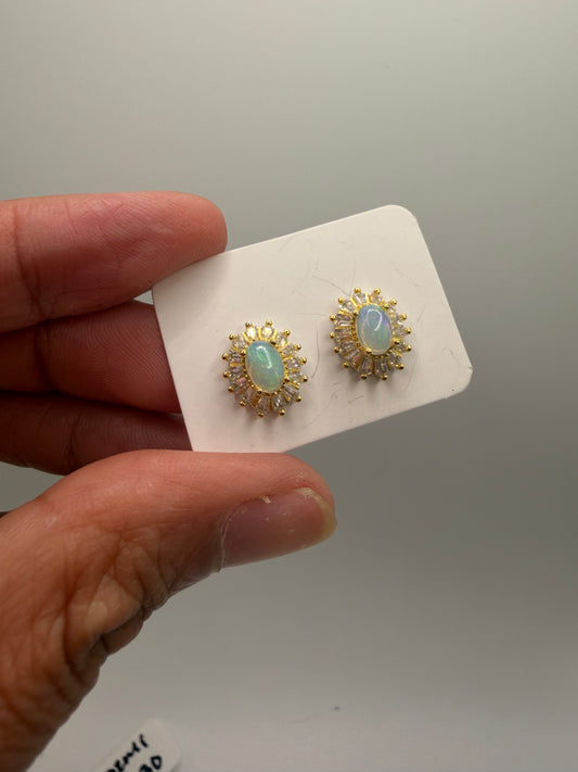 Opal earrings
