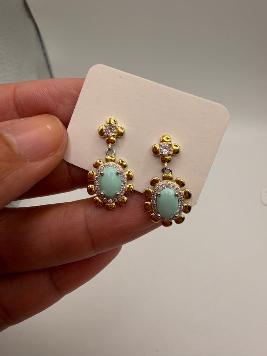 turquoise dangling ( s925 )