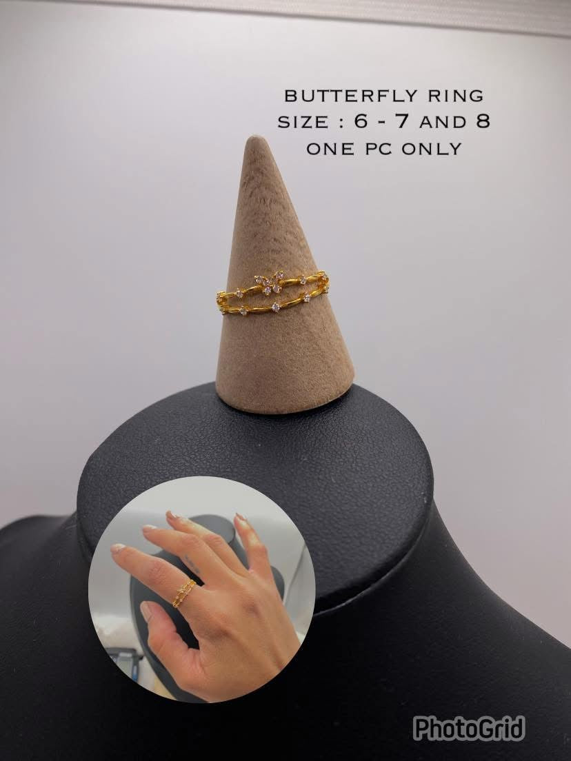 18k gold zircon stone